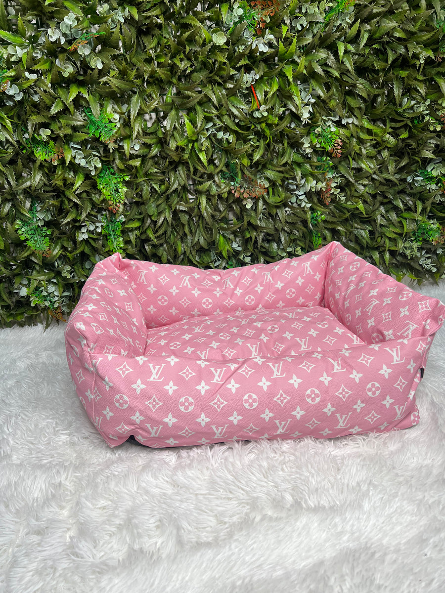 Pink LV bed