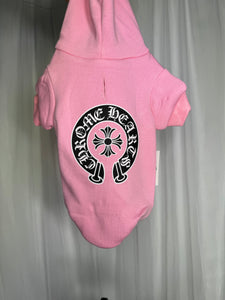 Heart of chrome Pink Hoodie