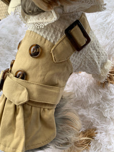 Khaki Overall dress