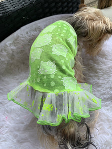 Neon Keylime kitty Dress